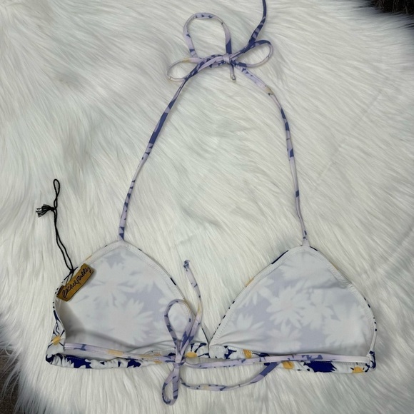 NWOT Rachael Pally Daisy Print Triangle Bikini Top size Large - Picture 5 of 7